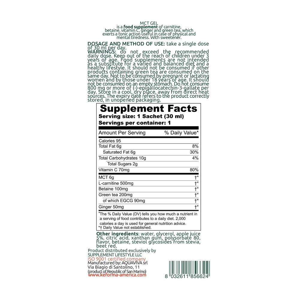 8032611856617 MCT GREEN APPLE SUPPLEMENT FACTS.webp